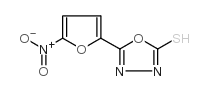 5-(5-NITRO-2-FURYL)-1,3,4-OXADIAZOLE-2-THIOL structure