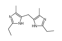 4,4'-Methylenebis[2-ethyl-5-methylimidazole Structure