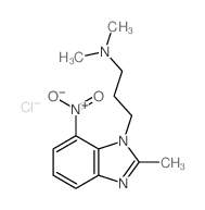 1H-Benzimidazole-1-propanamine,N,N,2-trimethyl-7-nitro-, hydrochloride (1:2) picture