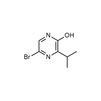 5-Bromo-3-isopropylpyrazin-2-ol Structure