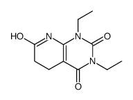 1,3-diethyl-5,6-dihydro-1H,8H-pyrido[2,3-d]pyrimidine-2,4,7-trione结构式