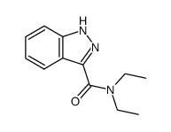 N,N-diethyl-1H-indazole-3-carboxamide Structure