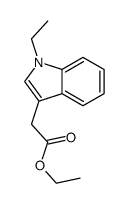 ethyl 2-(1-ethylindol-3-yl)acetate结构式