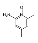 2-Pyridinamine,4,6-dimethyl-,1-oxide(9CI)结构式