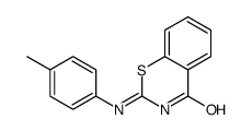 2-(4-methylanilino)-1,3-benzothiazin-4-one Structure