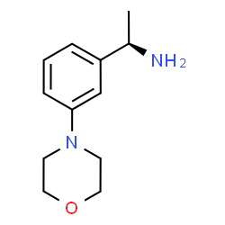 (R)-1-(3-MORPHOLIN-4-YL-PHENYL)-ETHYLAMINE结构式