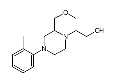 2-[2-(methoxymethyl)-4-(2-methylphenyl)piperazin-1-yl]ethanol结构式