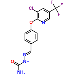 4-(3-CHLORO-5-(TRIFLUOROMETHYL)-2-PYRIDYLOXY)BENZALDEHYDE SEMICARBAZIDE structure