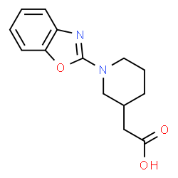 [1-(1,3-benzoxazol-2-yl)piperidin-3-yl]acetic acid picture