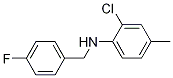 2-Chloro-N-(4-fluorobenzyl)-4-Methylaniline structure
