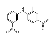 2-iodo-3',4-dinitrodiphenylamine Structure