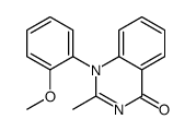 1-(2-methoxyphenyl)-2-methylquinazolin-4-one结构式