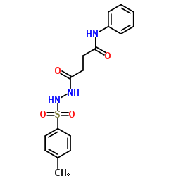 4-{2-[(4-Methylphenyl)sulfonyl]hydrazino}-4-oxo-N-phenylbutanamide Structure