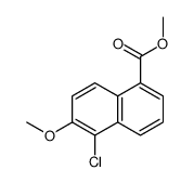 methyl 5-chloro-6-methoxynaphthalene-1-carboxylate Structure