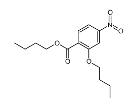 2-butoxy-4-nitro-benzoic acid butyl ester Structure