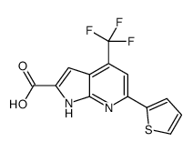 6-(Thien-2-yl)-4-(trifluoromethyl)-1H-pyrrolo[2,3-b]pyridine-2-carboxylic acid picture