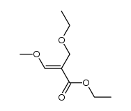 Ethyl (2E)-2-(ethoxymethyl)-3-methoxyacrylate Structure