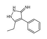5-ETHYL-4-PHENYL-1H-PYRAZOL-3-AMINE结构式