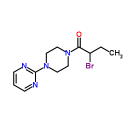 2-[4-(2-Bromobutanoyl)Piperazin-1-Yl]Pyrimidine structure