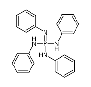 N-[dianilino(phenylimino)-λ5-phosphanyl]aniline结构式