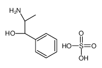 (2R)-2-amino-1-phenylpropan-1-ol,sulfuric acid Structure