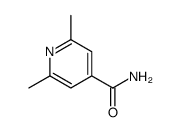 2,6-二甲基吡啶-4-羧酰胺结构式