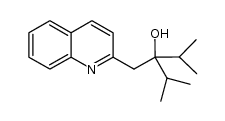 1-(quinolin-2-yl)-2-isopropyl-3-methylbutan-2-ol Structure