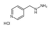 2-((pyridin-4-yl)Methyl)hydrazine hydrochloride structure