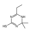 6-ethyl-4,4-dimethyl-1,3-dihydro-1,3,5-triazine-2-thione Structure