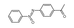 1-[4-(phenyl-ONN-azoxy)-phenyl]-ethanone结构式