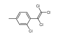 3-chloro-4-(trichlorovinyl)toluene结构式
