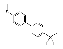 1-methylsulfanyl-4-[4-(trifluoromethyl)phenyl]benzene Structure