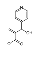 2-[hydroxy(pyridin-4-yl)methyl]acrylic acid methyl ester Structure