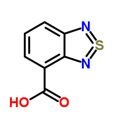 2,1,3-benzothiadiazole-4-carboxylic acid结构式