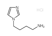 4-Imidazol-1-yl-butylamine hydrochloride结构式
