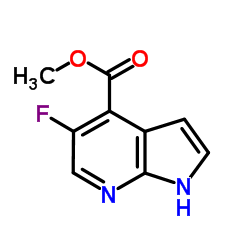 methyl 5-fluoro-1H-pyrrolo[2,3-b]pyridine-4-carboxylate picture