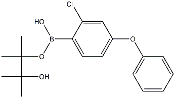 2-Chloro-4-(phenoxy)phenylboronic acid pinacol ester结构式