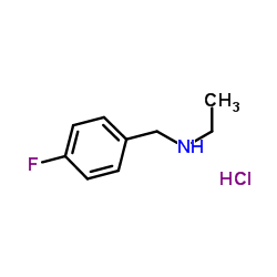 N-Ethyl 4-fluorobenzylamine HCl结构式