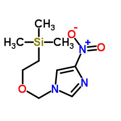 4-Nitro-1-{[2-(trimethylsilyl)ethoxy]methyl}-1H-imidazole结构式