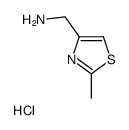 (2-methyl-1,3-thiazol-4-yl)methanamine,hydrochloride结构式