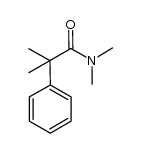 2-methyl-2-phenyl-propionic acid,dimethylamide结构式