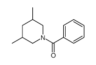 (3,5-dimethylpiperidin-1-yl)-phenylmethanone结构式