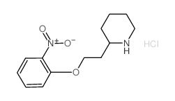 2-[2-(2-Nitrophenoxy)ethyl]piperidine hydrochloride结构式