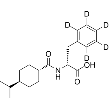 Nateglinide-d5 Structure