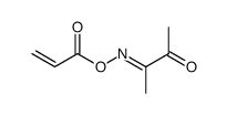 2,3-butanedione mono-oxime acrylate Structure