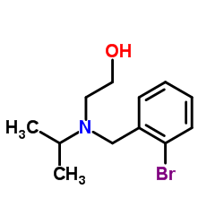 2-[(2-Bromobenzyl)(isopropyl)amino]ethanol结构式