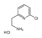 2-(6-Chloropyridin-2-yl)ethanamine hydrochloride结构式