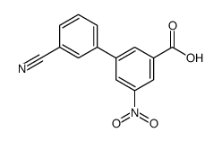 3-(3-cyanophenyl)-5-nitrobenzoic acid结构式