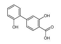 2-hydroxy-4-(2-hydroxyphenyl)benzoic acid Structure
