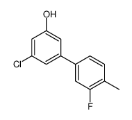 3-chloro-5-(3-fluoro-4-methylphenyl)phenol Structure